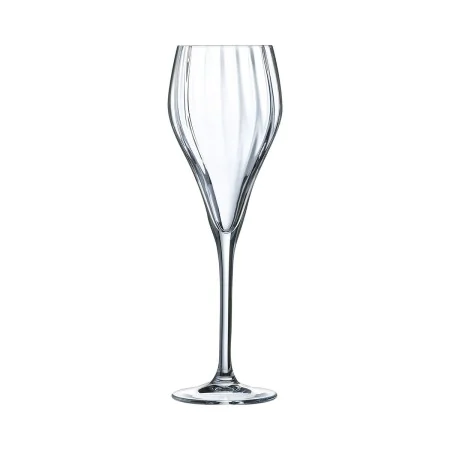 Set of cups Chef & Sommelier Symetrie Champagne Transparent 6 Units Glass 160 ml by C&S, Champagne flute - Ref: S2710471, Pri...