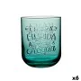 Vaso Graphica Verde Vidrio 395 ml (6 Unidades) de BigBuy Cooking, Vasos de agua y de whisky - Ref: S2710494, Precio: 10,89 €,...