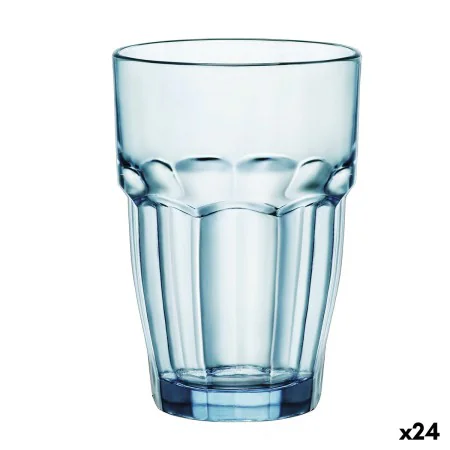 Vaso Bormioli Rocco Rock Bar Azul Vidrio 370 ml (24 Unidades) de Bormioli Rocco, Vasos de agua y de whisky - Ref: S2710527, P...