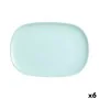 Plat à Gratin Luminarc Sweet Line Turquoise verre 35 x 24 cm (6 Unités) de Luminarc, Plats et plateaux - Réf : S2710583, Prix...