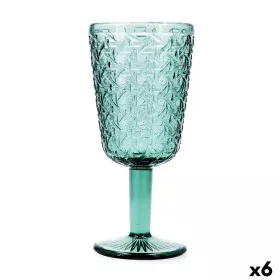 Wineglass Bidasoa Agata Green Glass 285 ml (6 Units) by Bidasoa, Water Glasses - Ref: S2710642, Price: 14,71 €, Discount: %