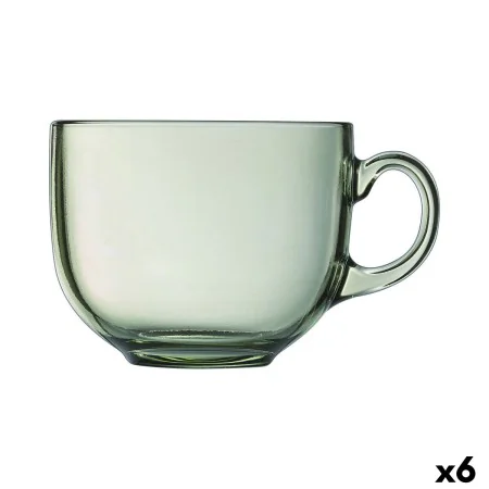 Cup Luminarc Alba Green Glass 500 ml (6 Units) by Luminarc, Cups - Ref: S2710660, Price: 33,09 €, Discount: %