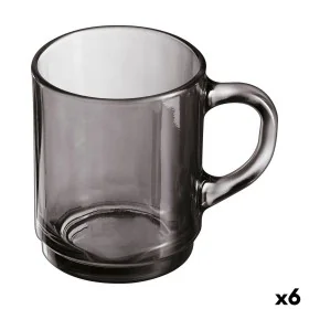 Tasse Luminarc Alba Gris verre 250 ml (6 Unités) de Luminarc, Tasses - Réf : S2710662, Prix : 19,05 €, Remise : %