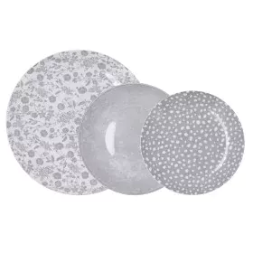 Tableware Bidasoa Aquilea Grey Ceramic 12 Pieces by Bidasoa, Combination Sets - Ref: S2710663, Price: 28,24 €, Discount: %