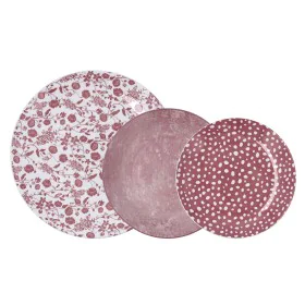 Servizio di Piatti Bidasoa Aquilea Rosa Ceramica 12 Pezzi di Bidasoa, Servizi combinati - Rif: S2710664, Prezzo: 27,37 €, Sco...