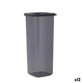 Bote Quid City Com tampa 1,75 L Cinzento Plástico (12 Unidades) de Quid, Armazenamento de alimentos - Ref: S2710691, Preço: 3...