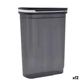 Bote Quid City Con Tapa Dispensador 2,7 L Gris Plástico (12 Unidades) de Quid, Almacenamiento de alimentos - Ref: S2710697, P...