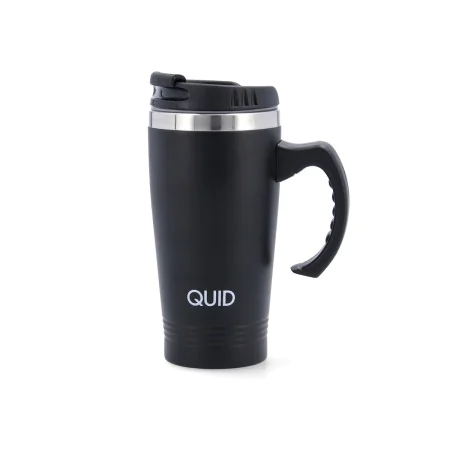 Tazza Thermos con Coperchio Quid Cocco Con maniglia Acciaio inossidabile Nero 450 ml di Quid, Thermos - Rif: S2710701, Prezzo...