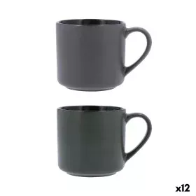 Taza Bidasoa Dark Moon XL Cerámica 540 ml (12 Unidades) de Bidasoa, Tazas - Ref: S2710745, Precio: 28,83 €, Descuento: %