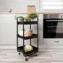 Carrello per Verdure Quid Apolo Nero Metallo 34,5 x 29,5 x 77 cm di Quid, Ripiani e supporti - Rif: S2710802, Prezzo: 31,41 €...