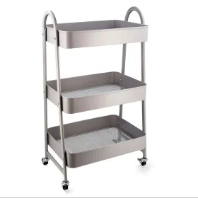 Carrello per Verdure Quid Casio Grigio Metallo 45 x 30,6 x 77,5 cm di Quid, Ripiani e supporti - Rif: S2710804, Prezzo: 32,07...