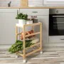 Carrello per Verdure Quid Gala Bianco Legno 40,5 x 24 x 60 cm di Quid, Ripiani e supporti - Rif: S2710806, Prezzo: 26,03 €, S...