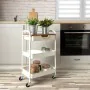 Carrito Verdulero Quid Elvia Blanco Metal 46,5 x 30,5 x 75 cm de Quid, Estantes y soportes - Ref: S2710807, Precio: 40,74 €, ...