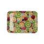 Plateau de petit déjeuner Quid Habitat Multicouleur Plastique 28 x 20 x 1,5 cm Avec des poignées Fruits (12 Unités) de Quid, ...