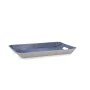 Bandeja de pequeno-almoço Quid Habitat Azul Plástico 33 x 23 x 4 cm Com pegas Denim (12 Unidades) de Quid, Pratos e fontes - ...