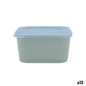 Square Lunch Box with Lid Quid Inspira 1,3 L Green Plastic (12 Units) by Quid, Food storage - Ref: S2710902, Price: 45,08 €, ...