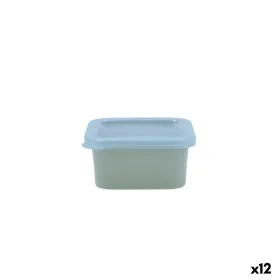 Porta Pranzo Quadrato con Coperchio Quid Inspira 200 ml Verde Plastica (12 Unità) di Quid, Conservazione di alimenti - Rif: S...