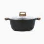 Cacerola Con Tapa Quid Karbon Aluminio fundido Negro 24 cm de Quid, Cacerolas - Ref: S2710935, Precio: 29,69 €, Descuento: %