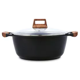 Casseruola con coperchio Quid Karbon Alluminio fuso Nero 28 cm di Quid, Tegami - Rif: S2710937, Prezzo: 34,51 €, Sconto: %