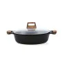 Casserole with lid Quid Karbon Cast aluminium Black 28 cm by Quid, Casserole pans - Ref: S2710939, Price: 32,44 €, Discount: %