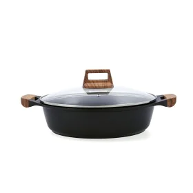 Casserole with lid Quid Karbon Cast aluminium Black 28 cm by Quid, Casserole pans - Ref: S2710939, Price: 31,44 €, Discount: %