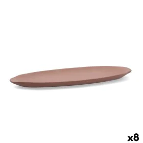 Vassoio per aperitivi Quid Mineral Gres Terracotta Ceramica 13 x 30,5 cm (8 Unità) di Quid, Piatti e teglie - Rif: S2710971, ...