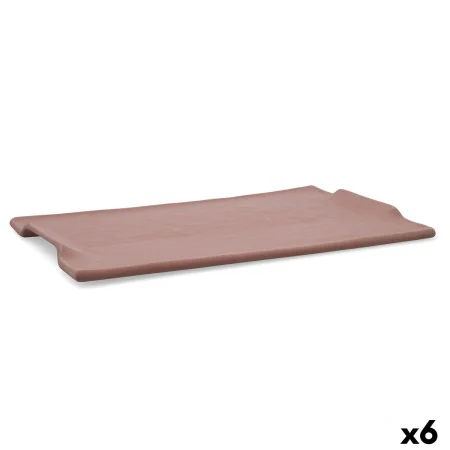 Vassoio per aperitivi Quid Mineral Gres Terracotta Ceramica 35 x 23 cm (6 Unità) di Quid, Piatti e teglie - Rif: S2710973, Pr...