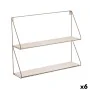 Scaffale Vinthera Moa Acciaio Dorato 50 x 40 x 12 cm (6 Unità) di Vinthera, Scaffalature e ripiani di immagazzinaggio - Rif: ...