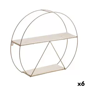 Scaffale Vinthera Moa Dorato Acciaio 50 x 12 cm (6 Unità) di Vinthera, Scaffalature e ripiani di immagazzinaggio - Rif: S2710...