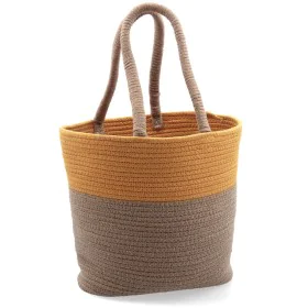 Panier décoratif Vinthera Moa Ocre Coton 40 x 30 x 15 cm de Vinthera, Paniers de rangement - Réf : S2711016, Prix : 15,74 €, ...