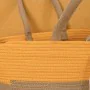 Decorative basket Vinthera Moa Ocre Cotton 40 x 30 x 15 cm by Vinthera, Storage baskets - Ref: S2711016, Price: 15,11 €, Disc...