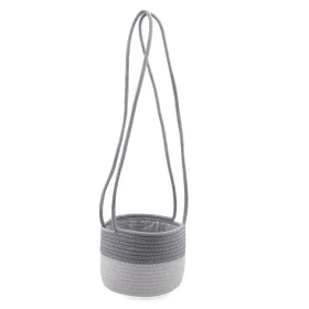 Decorative basket Vinthera Moa Cotton Grey 18 x 16 cm by Vinthera, Storage baskets - Ref: S2711030, Price: 7,05 €, Discount: %