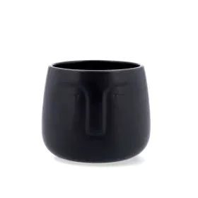 Vaso Vinthera Moa Nero Ceramica 13,5 X 13 cm di Vinthera, Cachepot - Rif: S2711049, Prezzo: 6,55 €, Sconto: %