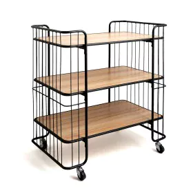 Serving trolley Vinthera Moa Black Steel 75 x 45 x 85 cm by Vinthera, Serving Trolleys - Ref: S2711064, Price: 63,32 €, Disco...