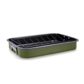 Rustidera Quid Naturalia Rejilla Verde Metal 42 x 30,5 x 6,3 cm de Quid, Bandejas para horno - Ref: S2711083, Precio: 22,83 €...