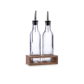 Ensemble salière et poivrier Quid Naturalia Transparent verre 260 ml de Quid, Doseurs d'assaisonnements et d'épices - Réf : S...