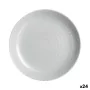 Dessert dish Luminarc Pampille Granit Grey Glass 19 cm (24 Units) by Luminarc, Plates and dishes - Ref: S2711132, Price: 52,6...