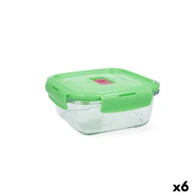 Lunchbox hermetisch Luminarc Pure Box Holy grün Glas karriert 760 ml (6 Stück) von Luminarc, Lagerung von Lebensmitteln - Ref...