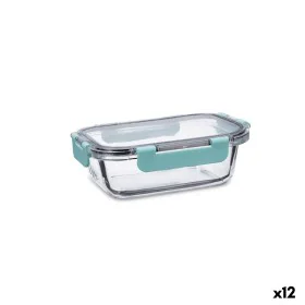 Boîte à lunch hermétique Quid Purity Rectangulaire 630 ml Transparent verre (12 Unités) de Quid, Stockage des aliments - Réf ...