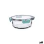 Porta pranzo Ermetico Quid Purity Rotonda 970 ml Trasparente Vetro (6 Unità) di Quid, Conservazione di alimenti - Rif: S27111...