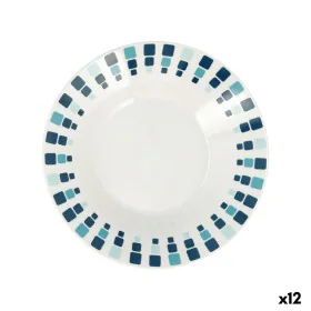 Assiette creuse Quid Simetric Bleu Céramique 20 cm (12 Unités) de Quid, Plats et plateaux - Réf : S2711238, Prix : 18,53 €, R...