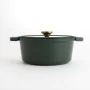 Casserole with lid Bidasoa Tiara Cast aluminium Green 28 cm by Bidasoa, Casserole pans - Ref: S2711278, Price: 32,74 €, Disco...