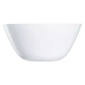 Salad Bowl Luminarc Zelie White Glass 24 cm by Luminarc, Bowls and large cups - Ref: S2711333, Price: 4,57 €, Discount: %