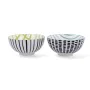 Set de Bols Bidasoa Zigzag Multicouleur Céramique 15 x 15 x 7,3 cm (2 Pièces) de Bidasoa, Plats et plateaux - Réf : S2711389,...