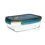 Lunchbox hermetisch Quid Astral Blau Glas 1,52 L 23 x 17,5 x 8,4 cm (6 Stück) von Quid, Lagerung von Lebensmitteln - Ref: S27...