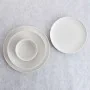 Assiette plate Bidasoa Fosil Blanc Céramique 21,3 x 21,2 x 2,2 cm (8 Unités) de Bidasoa, Plats et plateaux - Réf : S2711449, ...