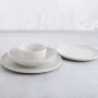 Bowl Bidasoa Fosil White Ceramic 21,5 x 21,5 x 4,3 cm (8 Units) by Bidasoa, Bowls and large cups - Ref: S2711455, Price: 42,5...