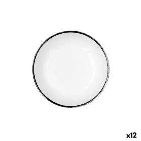 Bowl Quid Select Filo White Black Plastic 16,6 x 5,8 cm (12 Units) by Quid, Bowls and large cups - Ref: S2711481, Price: 58,6...