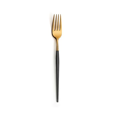 Fork Set Amefa Soprano Black Golden Metal Stainless steel 12 Units by Amefa, Forks - Ref: S2711496, Price: 39,92 €, Discount: %