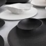 Salad Bowl Bidasoa Fosil Black Ceramic 25,4 x 25,4 x 5,2 cm (6 Units) by Bidasoa, Bowls and large cups - Ref: S2711527, Price...